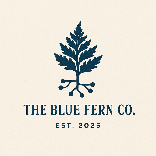 The Blue Fern Co. Logo